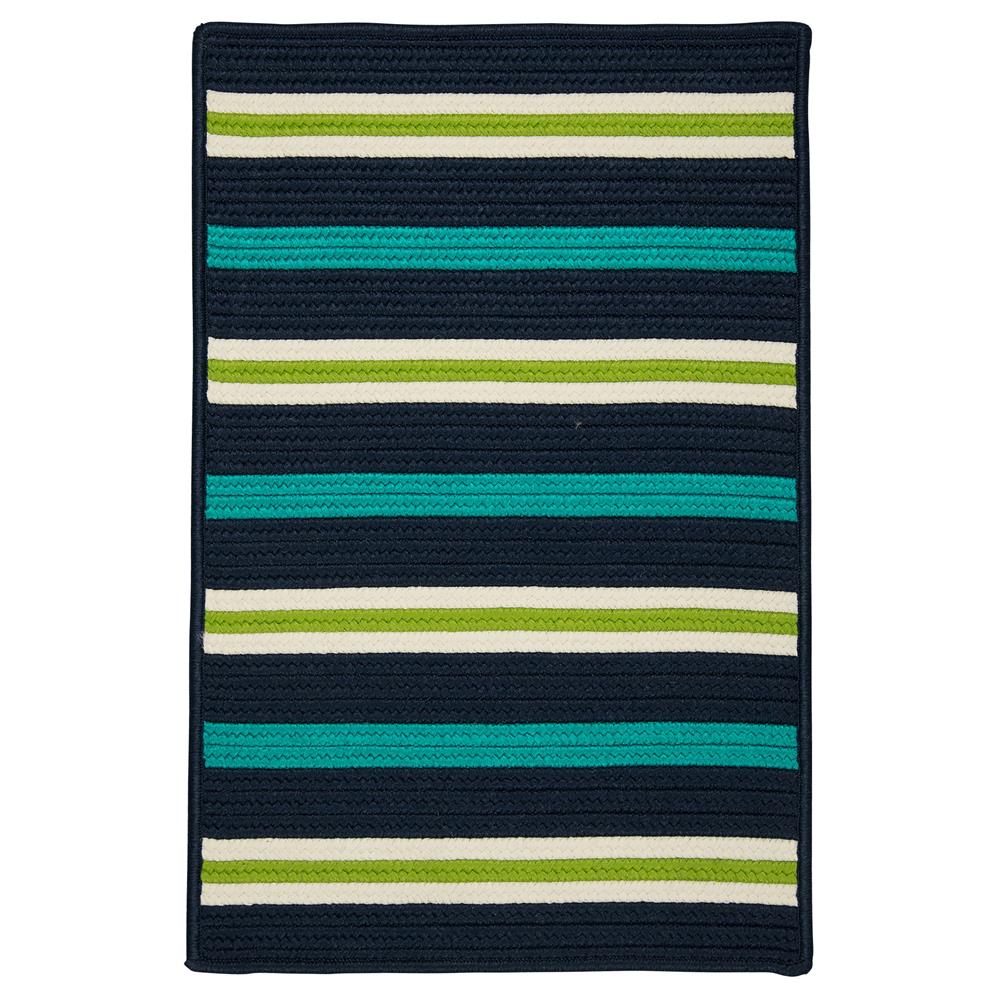 Colonial Mills PS51R036X060S Painter Stripe Rug - Navy Waves 3